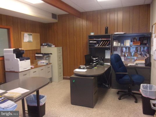 Home Office, Interior, Wooden Walls