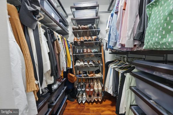 Interior, Walk-in Closets, Wood Texture Flooring