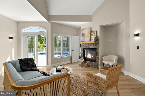 Fireplace, Interior, Living room, Wood Texture Flooring