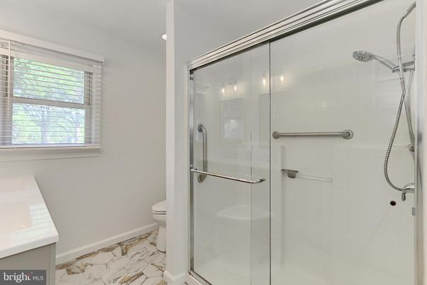 Bathroom, Glass Shower, Interior, Marble