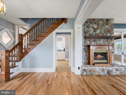 Fireplace, Interior, Wood Texture Flooring