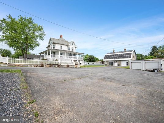 Backyard, Detached Garage, Exterior, Solar Panels