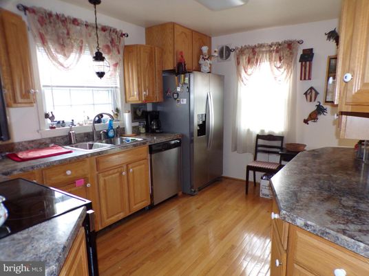 Interior, Kitchen, Pendant Lights, Stainless Steel Appliances, Wood Texture Flooring