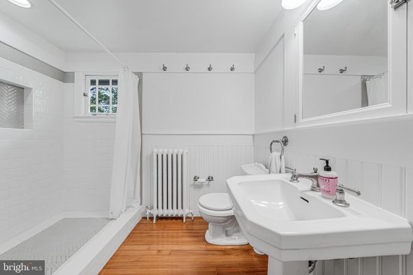 Bathroom, Interior, Wood Texture Flooring