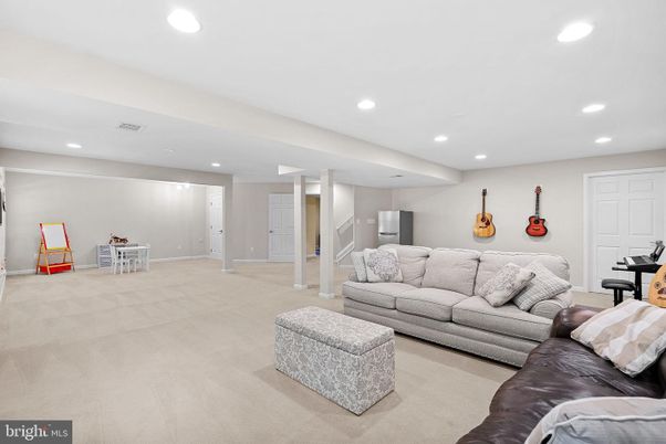Interior, Living room, Recessed Lighting
