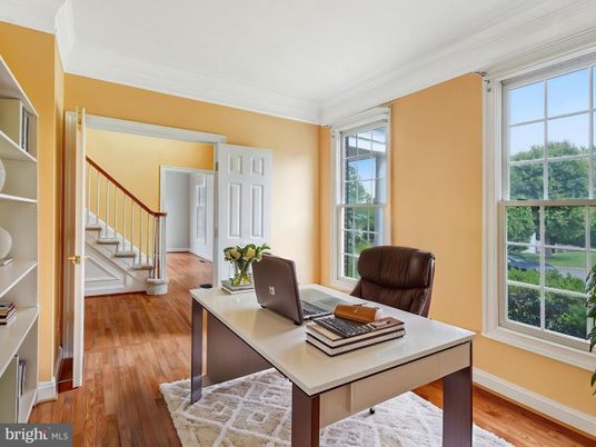 Home Office, Interior, Wood Texture Flooring
