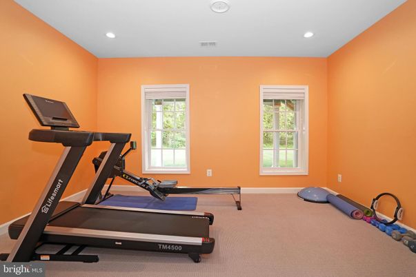 Fitness Equipment, Interior, Recessed Lighting