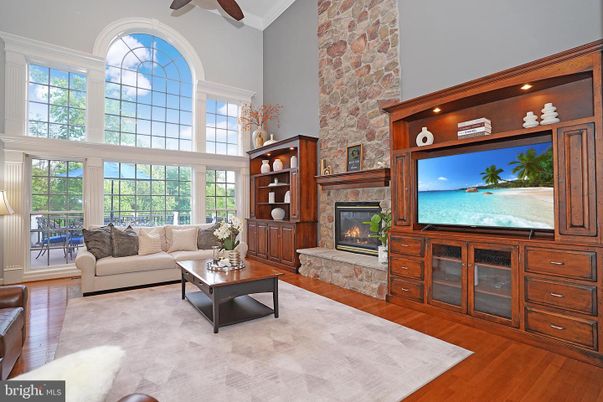 Fireplace, Interior, Living room, Stone Walls, Wood Texture Flooring