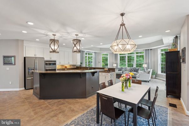 Dining room, Interior, Kitchen, Living room, Pendant Lights, Recessed Lighting, Stainless Steel Appliances