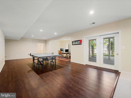 Game Room, Interior, Recessed Lighting, Wood Texture Flooring