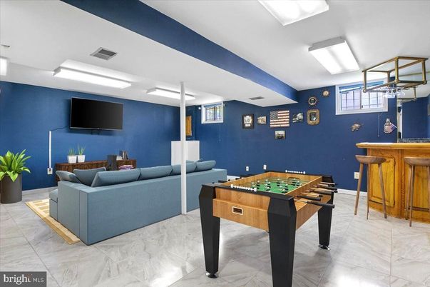 Game Room, Interior, Marble