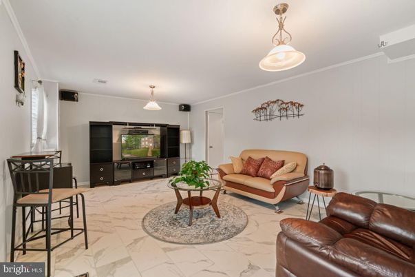 Interior, Living room, Marble, Pendant Lights