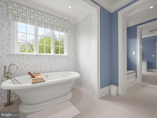 Bathroom, Free Standing Baths, Interior, Recessed Lighting