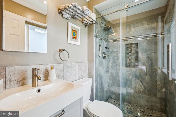 Bathroom, Glass Shower, Interior