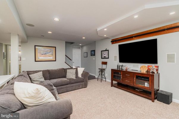 Interior, Living room, Recessed Lighting