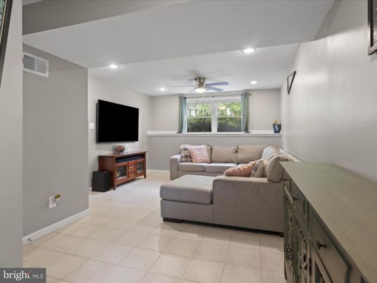 Interior, Living room, Recessed Lighting