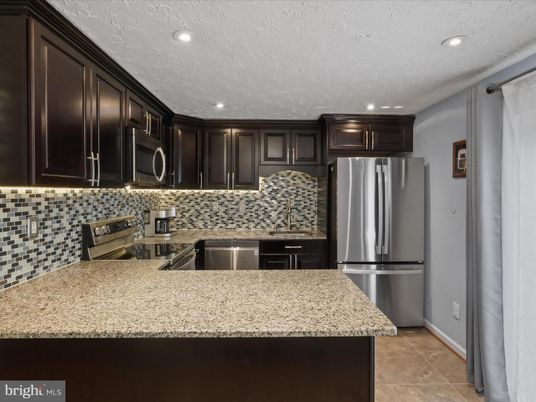 Interior, Kitchen, Recessed Lighting, Stainless Steel Appliances