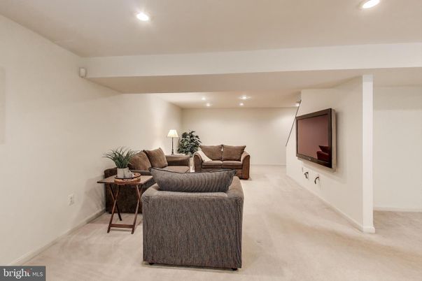 Interior, Living room, Recessed Lighting