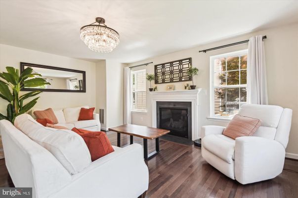 Chandelier, Fireplace, Interior, Living room, Wood Texture Flooring