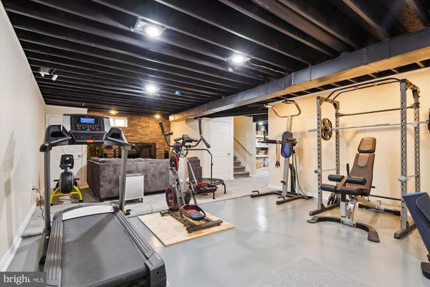 Fitness Equipment, Interior, Recessed Lighting