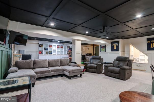 Interior, Living room, Recessed Lighting