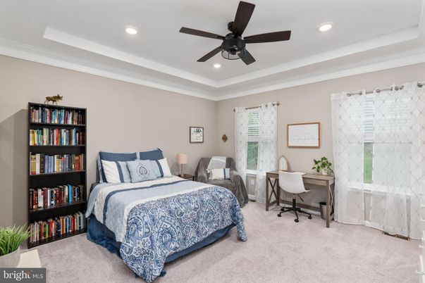 Bedroom, Home Office, Interior, Recessed Lighting