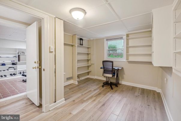 Home Office, Interior, Wood Texture Flooring