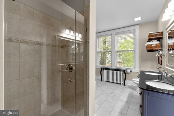Bathroom, Glass Shower, Interior, Marble