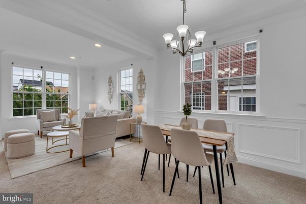 Chandelier, Dining room, Interior, Living room, Recessed Lighting