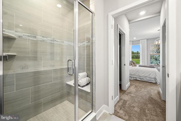 Bathroom, Bedroom, Glass Shower, Interior, Recessed Lighting