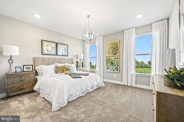 Bedroom, Interior, Pendant Lights, Recessed Lighting
