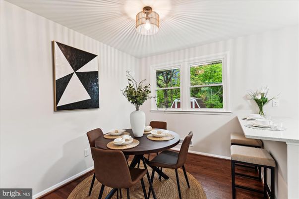 Dining room, Interior, Wood Texture Flooring