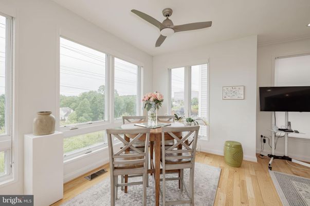 Dining room, Interior, Wood Texture Flooring