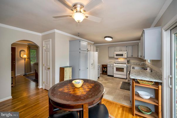 Interior, Kitchen, Wood Texture Flooring