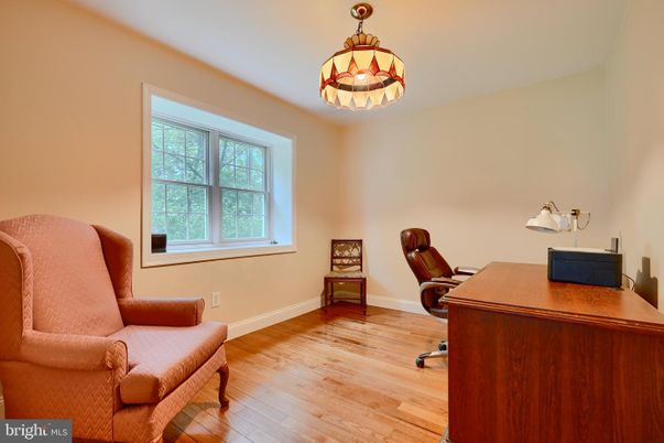Chandelier, Home Office, Interior, Wood Texture Flooring