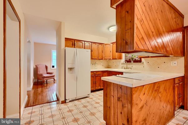 Interior, Kitchen, Wood Texture Flooring