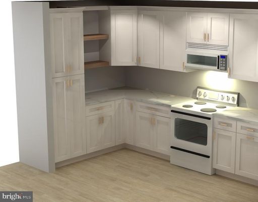 Interior, Kitchen, Wood Texture Flooring