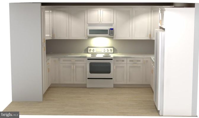 Interior, Kitchen, Wood Texture Flooring