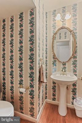 Bathroom, Interior, Wood Texture Flooring