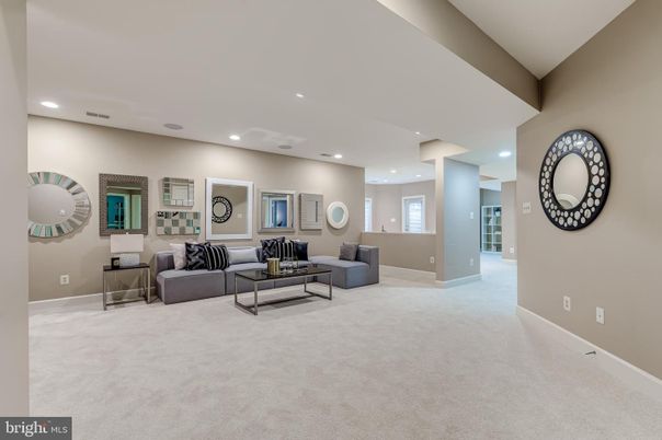 Interior, Living room, Recessed Lighting