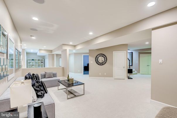 Interior, Living room, Recessed Lighting