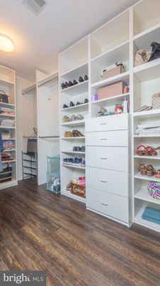 Interior, Walk-in Closets, Wood Texture Flooring