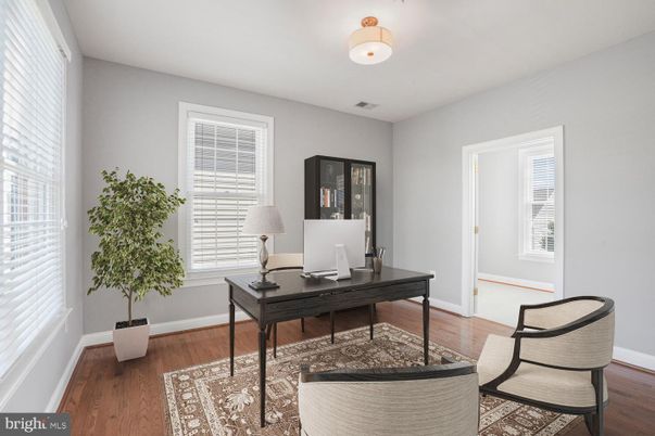Home Office, Interior, Wood Texture Flooring