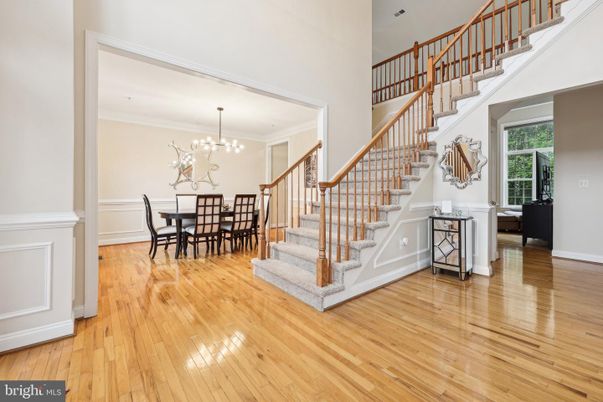 Chandelier, Dining room, Interior, Pendant Lights, Wood Texture Flooring