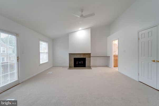 Empty room, Fireplace, Interior, Recessed Lighting