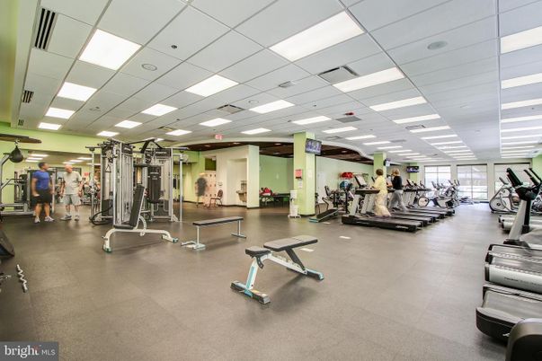 Fitness Equipment, Gym, Interior, Recessed Lighting