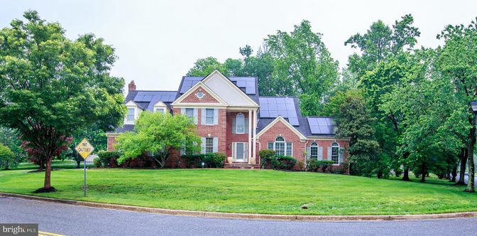 Exterior, Facade, Brick Facade, Solar Panels, French Provincial