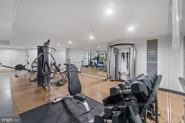 Fitness Equipment, Gym, Interior, Recessed Lighting