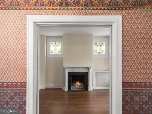 Fireplace, Interior, Wood Texture Flooring