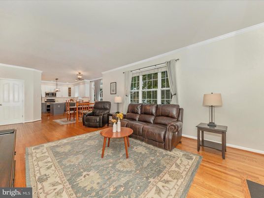 Interior, Kitchen, Living room, Stainless Steel Appliances, Wood Texture Flooring